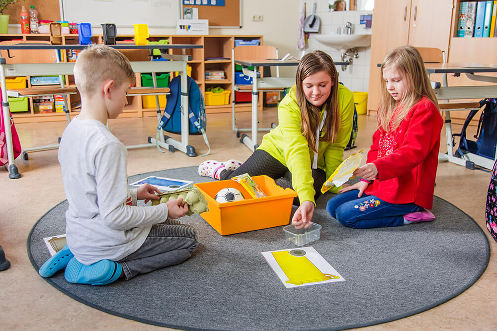 Schüler beim Lernen